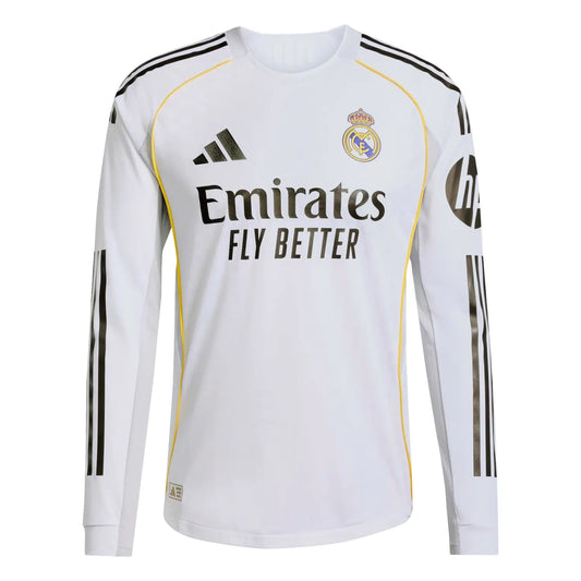 Real Madrid 2025/26 Home Long Sleeve