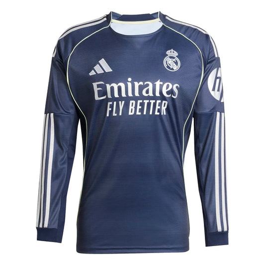 Real Madrid 2025/26 Away Long Sleeve